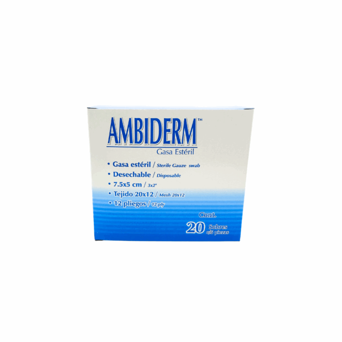 Gasa esteril Ambiderm 7.5x5 BacMedical 1