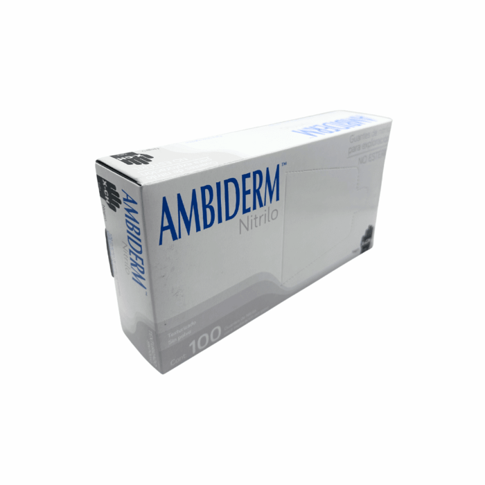 Guante de nitrilo negro Ambiderm extra chico BacMedical 2