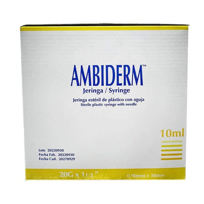 Jeringa amarilla de 10 ml BacMedical 3