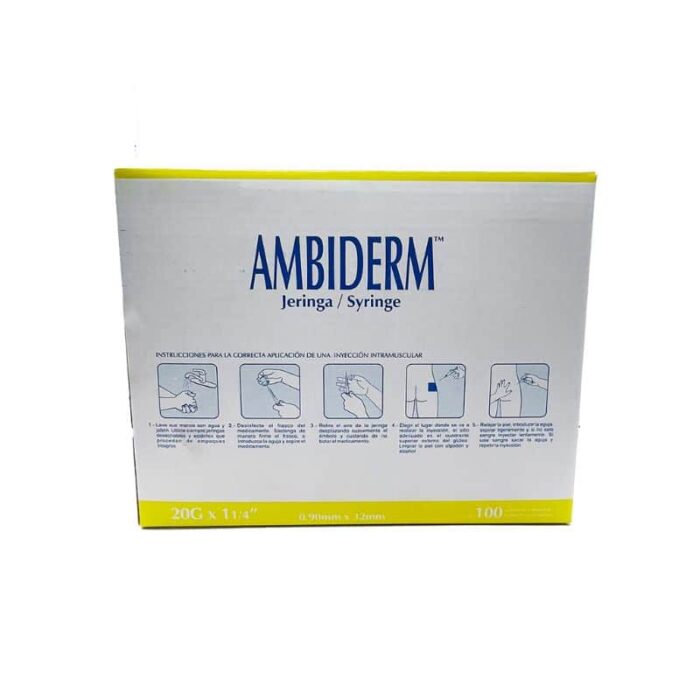 Jeringa-de-10-ml-amarilla-20G-x-32-mm-Ambiderm-con-100-piezas-2