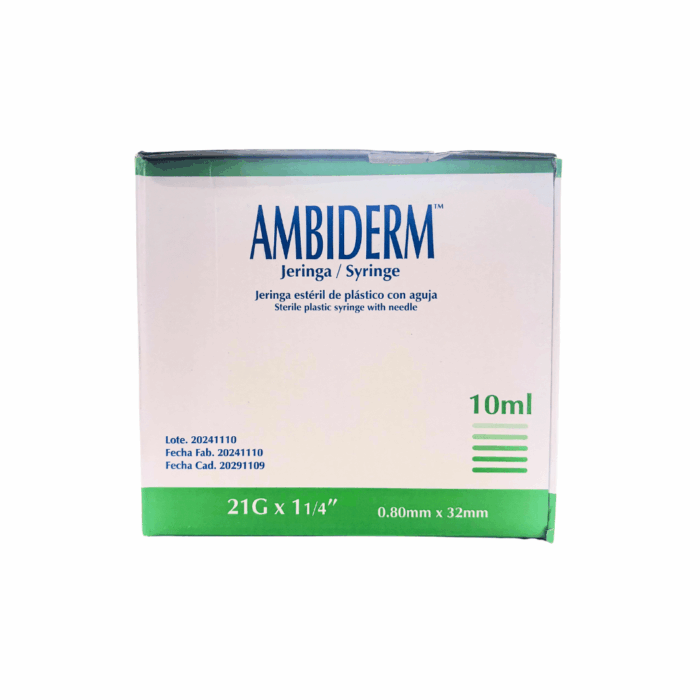 Jeringa ver de de 10 ml BacMedical 2