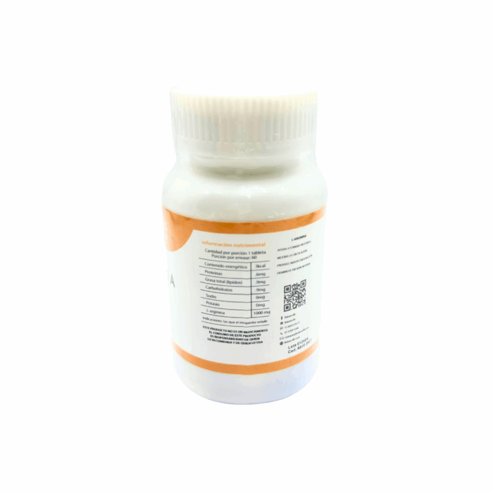 L-Arginina 60 capsulas BacMedical 2