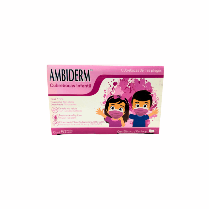 Tricapa infantil rosa Ambiderm BacMedical