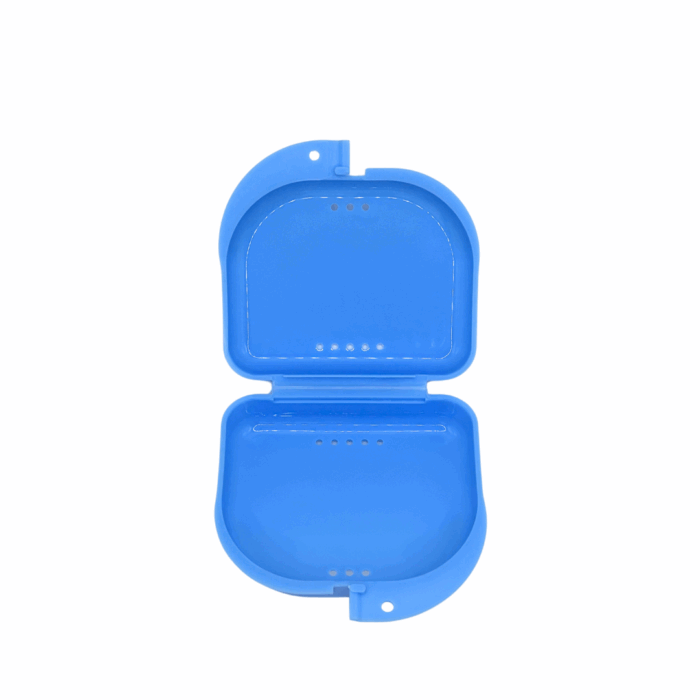 Caja para ortodoncia de plastico azul BacMedical 2