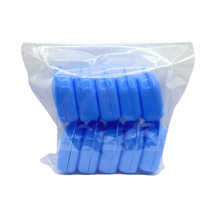 Caja para ortodoncia de plastico azul BacMedical 3