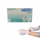 Guante de latex Ambiderm confort talla chica BacMedcial 1