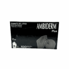 Guante de latex negro Ambiderm mediano BacMedical 1