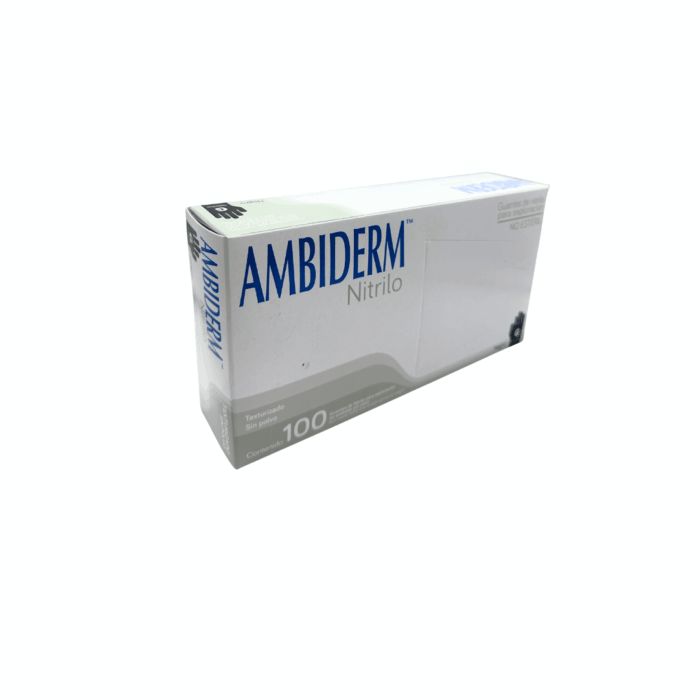 Guante de nitrilo negro Ambiderm grande BacMedical 2