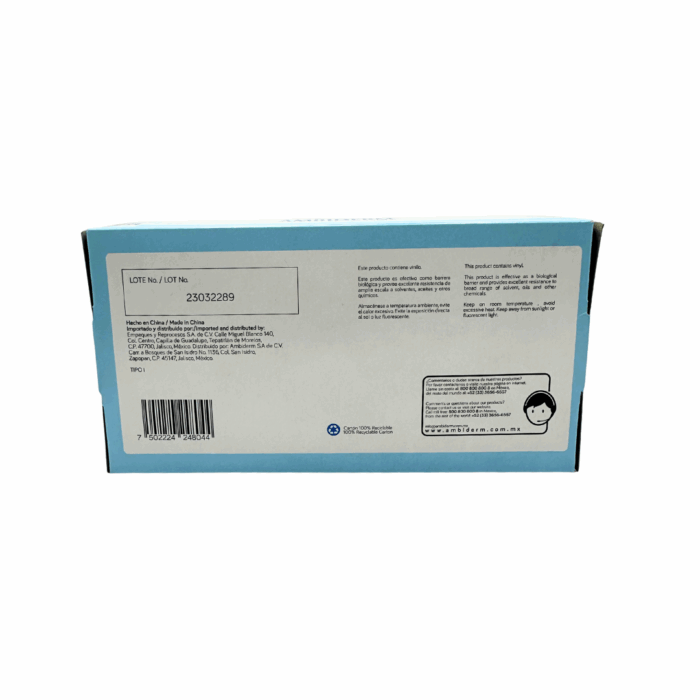 Guante de vinil light Ambiderm chico BacMedical 4