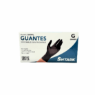 Guantes de nitrilo:vinilo negro Shtark grande BacMedical 1