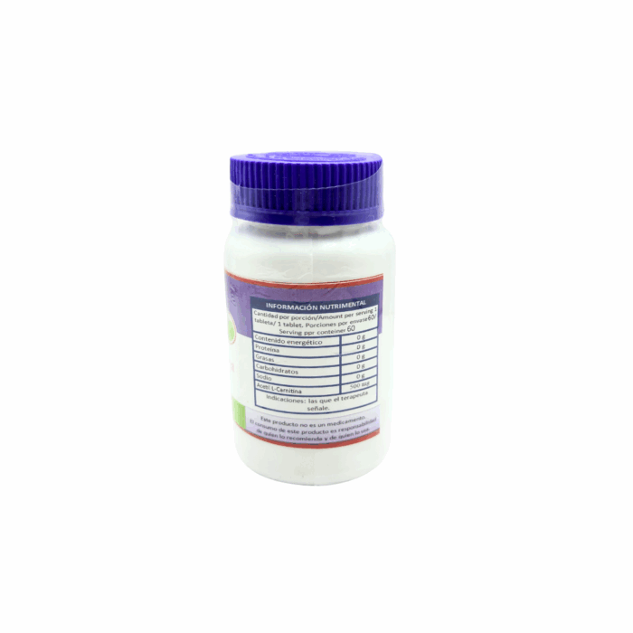 Acetil L-Carnitina 60 tabletas BacMedical 2