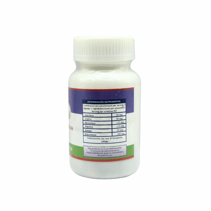 Enzimas Proteolítiticas Órgano Ortomolecular BacMedical 2