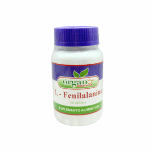 L-Fenilalanina 500 mg Órgano Ortomolecular Suplemento alimenticio
