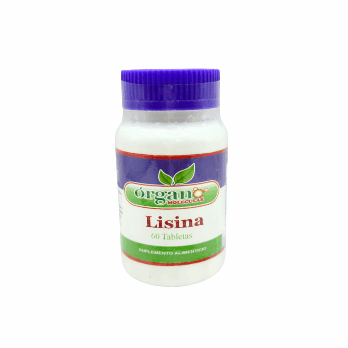 Lisina 500 mg Órgano Ortomolecular BacMedical 1