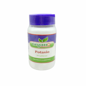 Potasio 500 mg Órgano Ortomolecular Suplemento alimenticio