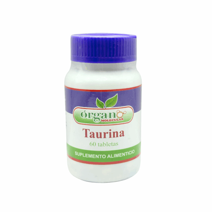 Taurina 500 mg Órgano Ortomolecular BacMedical 1