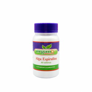 Alga Espirulina Organo Molecular suplemento alimenticio con 60 cápsulas