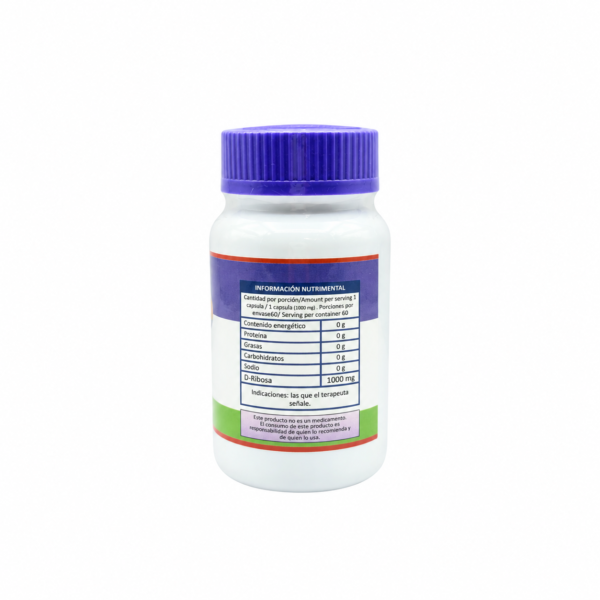 D-Ribosa 60 capsulas BacMedical 2