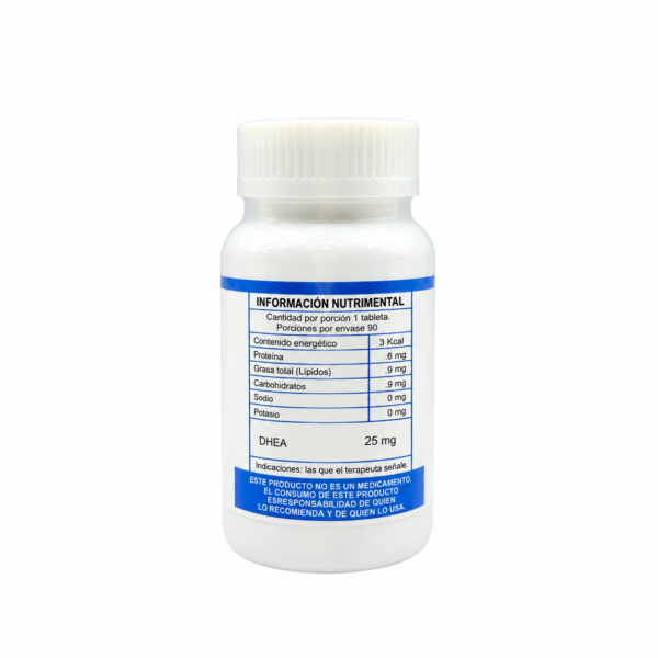 Dhea 90 capsulas 25 mg BacMedical 2