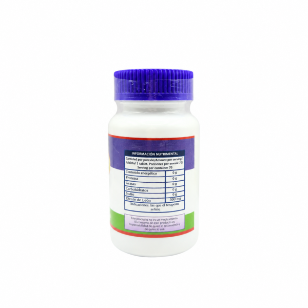 Diente de León 70 tabletas BacMedical 2 copia