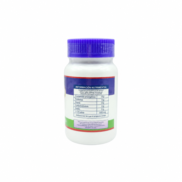 L Citrulina 60 tabletas BacMedical 2