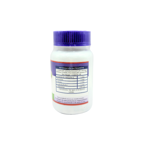 Silimarina 250 mg Órgano Ortomolecular BacMedical 2