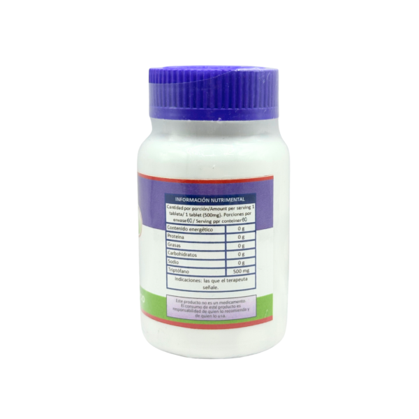 Triptófano Órgano Ortomolecular BacMedical 2