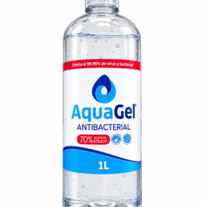 Gel antibacterial 70% alcohol con 1 litro