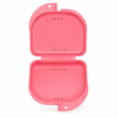 Caja para ortodoncia de plastico rosa BacMedical 2