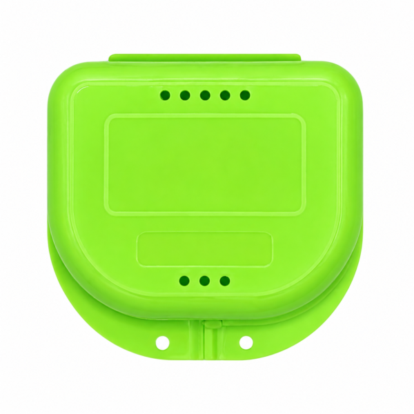 Caja para ortodoncia de plastico verde BacMedical 1