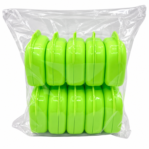 Caja para ortodoncia de plastico verde BacMedical 3