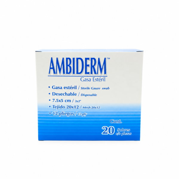 Gasa esteril de 7.5x5 cm BacMedical 1 Gasa esteril de 7.5x5 cm BacMedical 1