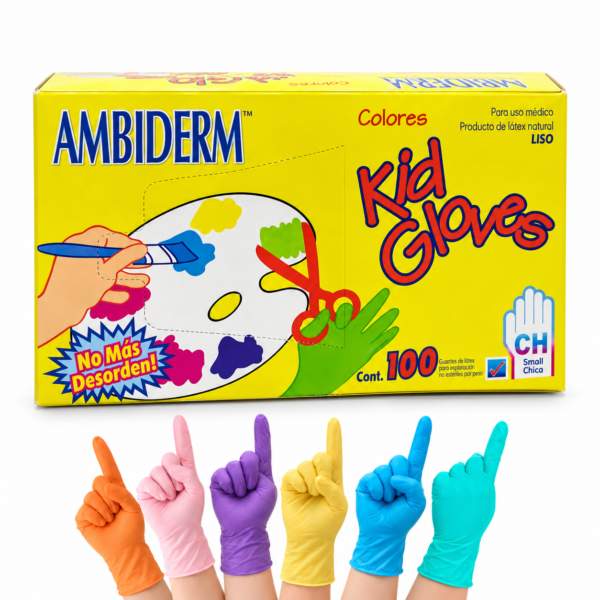 Guante de latex Kids GLoves BacMedical 1
