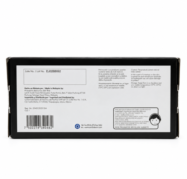 Guante de nitrilo negro Ambiderm 4