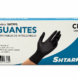 Guantes de nitrilo:vinilo negro Shtark chico BacMedical 1