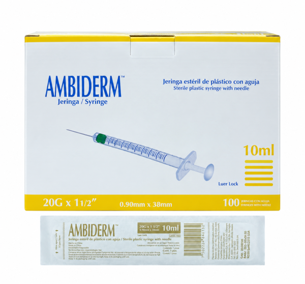 Jeringa amarilla de 10 ml BacMedical 1