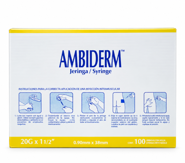 Jeringa amarilla de 10 ml BacMedical 4
