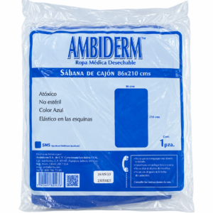 Sabana de cajón 86x210 cm Ambiderm 1 pieza