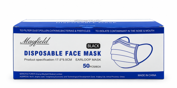 Tricapa plisado termosellado negro BacMedical 2